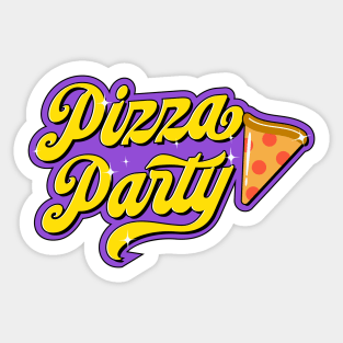 Pizza Party! Sticker